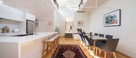 Light, bright spacious kitchen and dining space