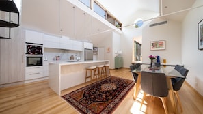 Spacious open plan kitchen and meals area, the heart of the home