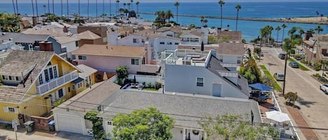 Drone view of the house / Ocean