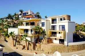 Outside view of villa