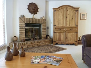 Right side of Living Room with TV Armoire