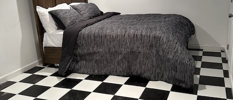 Cozy and comfortable queen size bed