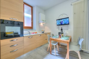 Kitchen and dining area