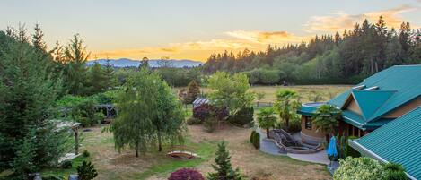 View from Living room towards sun set