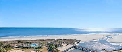 Vista para a praia ou o mar