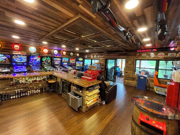Dave & Busters like game room for those rainy days.