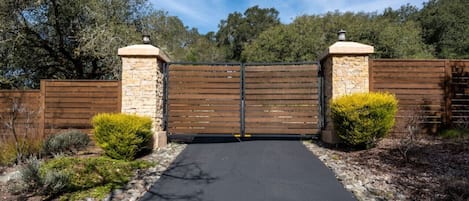 Front gate entrance