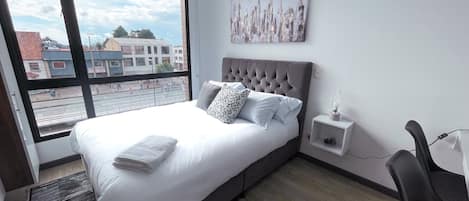 One Bedroom Loft - Habitación con cama doble