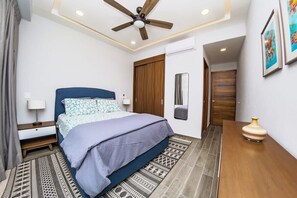 Principal Bedroom - Queen Bed with Balcony