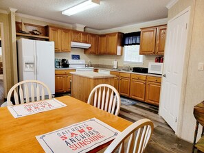 Kitchen with island