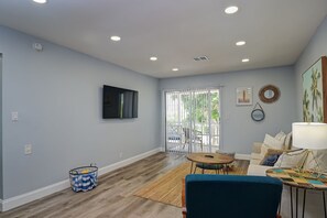 Living room overlooking the patio.