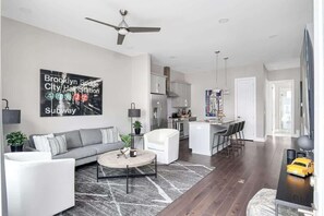 Chic, comfortable furniture throughout the home- it's time to relax!