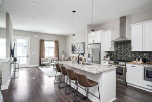 There's room for everyone to be together with this free flowing design.
