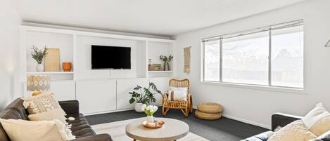 Bright stylish spacious living room