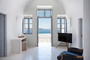 Inspiring Santorini Villa | 2 Bedrooms | Villa A1 | Beautiful Caldera Sunset View & Air Conditioning | Fira