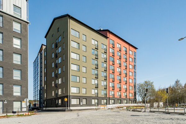 Voorkant van accommodatie