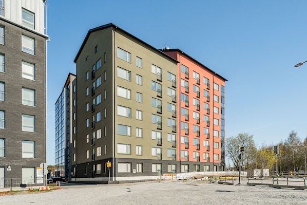Voorkant van accommodatie