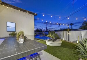 Backyard bbq seating