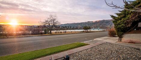 Beautiful views of the Snake River from the front of the home.