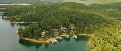 Medley Sunset Cove - Lake Blue Ridge Areial View