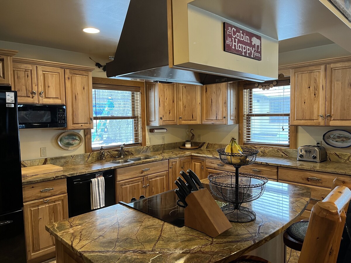 House on the Lake! Enjoy swimming, golfing, skiing, and more.
