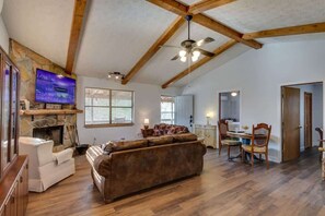 Spacious living room for gathering