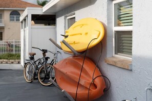Kayaks, paddle boards and bikes for your enjoyment