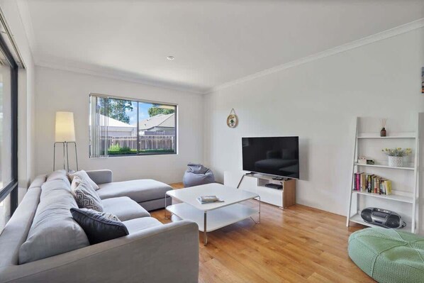 Comfortable lounge with smart TV