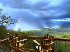Watch the clouds drift across the landscape for miles! 