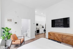 Large flat-screen TV perfect for that most-awaited movie night or binge-watch your favorite show
