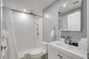 Bathroom - sanitized for your safety