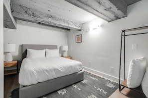 Queen-size bed to keep you well-rested during your stay