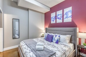 Spacious Bedroom With A Luxurious King Bed