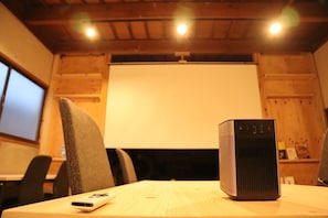 Projector and screen (120 inches)