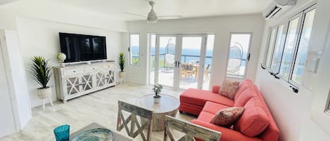 Living Room with full ocean view