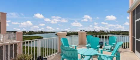 Panoramic harbor views enjoyed from the 5th floor sun deck!