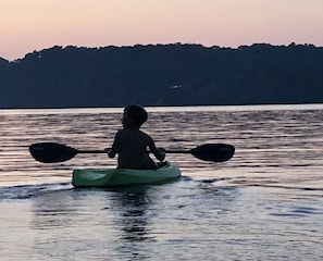 Kayak the pond.