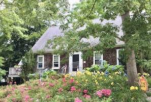 A welcome to our cottage on Long Pond.