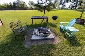 Grill and eat by the fire!