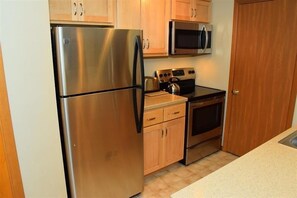 Refrigerator, Microwave, Oven, Indoors, Kitchen