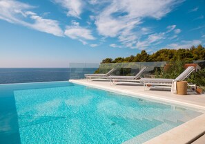 Amazing Seafront Croatian Villa | 5 Bedrooms | Villa White Pearl | Phenomenal Sea Views & Private Infinity Pool | Primosten