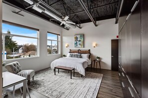 Penthouse bedroom