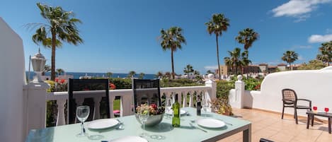 Outdoor dining area