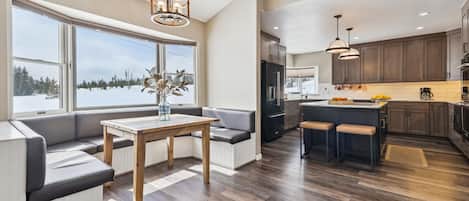 Breakfast Nook, The Gold Hill Chateau, Breckenridge Vacation Rental