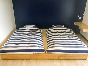 ・It is also possible to sleep on a futon.