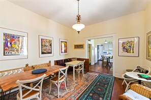 Entry and dining room