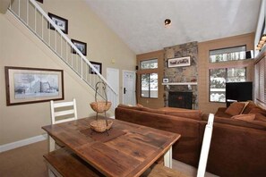 Furniture, Indoors, Living Room, Table, Dining Room