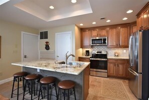 Indoors, Kitchen, Kitchen Island, Microwave, Oven