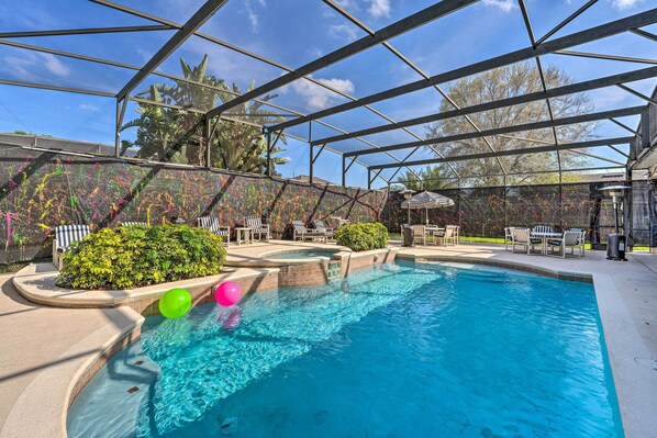 Kissimmee Vacation Rental | 7BR | 5BA | 3,737 Sq Ft | Half Step to Enter