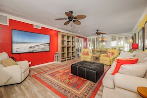 Living Room - TV + Patio Access